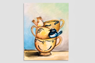 Paint and Sip - Birdy Teacups